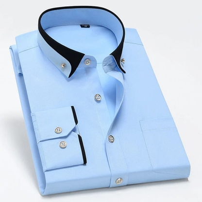 CAMICIA A CONTRASTO ALVIN
