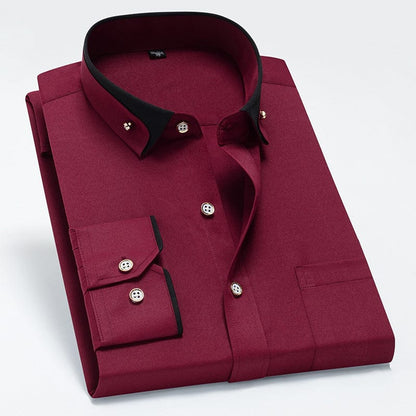 CAMICIA A CONTRASTO ALVIN