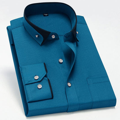 CAMICIA A CONTRASTO ALVIN