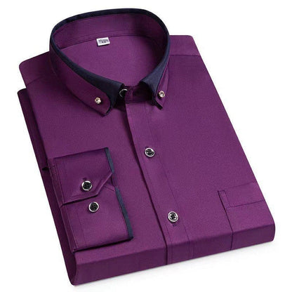 CAMICIA A CONTRASTO ALVIN