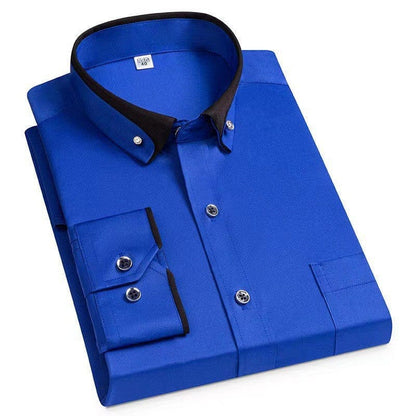 CAMICIA A CONTRASTO ALVIN